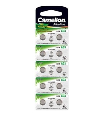 Camelion Alkaline AG3 LR41 G3 SR41W 392 1.5V baterie pentru ceas-Conținutul pachetului 1x Blister foto