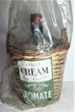 RARITATE STICLE VECHI DE VIN IMBRACATE IN LEMN-ROMATE ESPANA ANI 60 CL 198 GR 20
