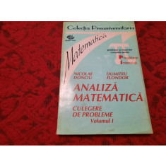 Cauti Analiza matematica -culegere de probleme; Tania Luminita Costache  (C116)? Vezi oferta pe Okazii.ro