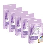 Set 5 absorbante umiditate Lavanda, 250 gr, absoarbe umezeala pana la 500 ml, General