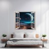 Folie imprimata color pentru decor perete locuinta, dimensiune 125 x 110cm, model: VIEW TO HAVEN 32, AVEX