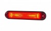 Lampa Gabarit LED Rosii 12/24V Horpol LD2334, 6 LED-uri, 133x27mm, IP68, Distanta suruburi 97mm