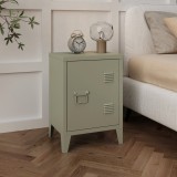 Noptiera Inari cu maner pe stanga otel camel mat [en.casa] HausGarden Leisure
