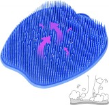 Perie de dus pentru picioare IKIJM, albastru, PVC, 21 X 27 X 24 cm