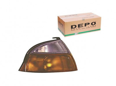 Lampa semnalizare fata cu lumina parcare TOYOTA HI-ACE (GRANVIA), 08.1995-01.2006, DEPO, fata, partea dreapta, fara soclu bec; foto