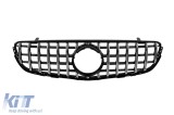 Grila tip GT crom/neagra potrivita pentru Mercedes GLC SUV X253, GLC Coupe C253 2015-2019 fara deschidere pentru camera Performance AutoTuning