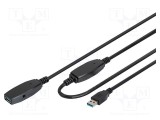 DIGITUS Repeater USB 3.0 USB A 15m negru