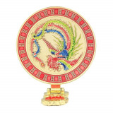 Statueta feng shui oglinda cu phoenix si mantra pentru indeplinirea dorintelor 2020, Stonemania Bijou