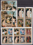 Ajman 1971 pictura MI 826-833A+B bl.275 A+B MNH, Nestampilat