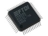Controler USB Vinculum FTDI VNC1L-1A, 64kB FLASH, SMD, LQFP48, UART, SPI