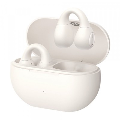 Handsfree Bluetooth Baseus Bass 15 Clip, TWS, Alb A00079500223-00 foto