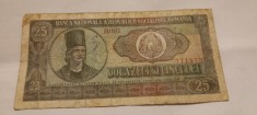 Bancnota 25 lei an 1966 R.SR. foto