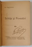 SCHITE SI POVESTIRI de ION AGARBICEANU , 1912