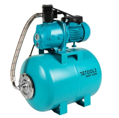 Hidrofor Detoolz 1.1 kW, debit maxim 2480lh, inaltime maxima de pompare 45m, corp pompa fonta, butelie 50L, ejector FarmGarden AgroTrade foto