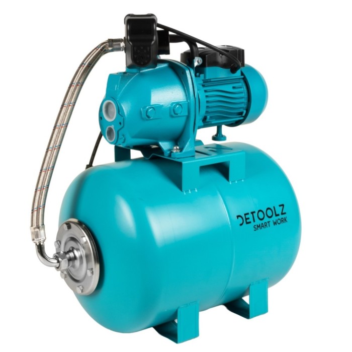 Hidrofor Detoolz 1.1 kW, debit maxim 2480lh, inaltime maxima de pompare 45m, corp pompa fonta, butelie 50L, ejector FarmGarden AgroTrade