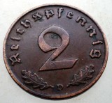 2.858 GERMANIA 2 REICHSPFENNIG 1938 D, Europa, Bronz