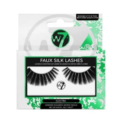 Gene False Reutilizabile, W7, Faux Silk Lashes, Electra, cu Adeziv Inclus foto