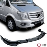 Spoiler frontal lip gloss negru potrivit pentru Mercedes Sprinter W906 facelift 2013-2018 Performance AutoTuning