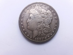 SUA 1 dollar 1881 foto