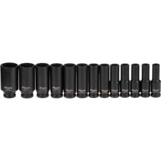 Set, trusa, chei tubulare de impact, 1/2, 13 buc, 10-30 mm, Richmann Exclusive foto