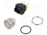 Comutator anti-vandalism CANAL ELECTRONIC Poz: 2 DPDT 16A/250VAC IP65 ON-OFF