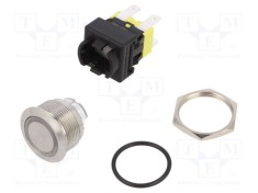Comutator anti-vandalism CANAL ELECTRONIC Poz: 2 DPDT 16A/250VAC IP65 ON-OFF