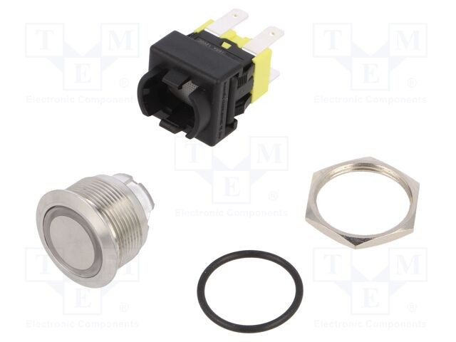 Comutator anti-vandalism CANAL ELECTRONIC Poz: 2 DPDT 16A/250VAC IP65 ON-OFF