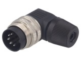 Conector M16 tată 5 pini, 6A, 32V, IP40 - BINDER 682