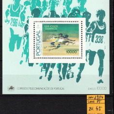 Portugalia, 1984 | Jocurile Olimpice Los Angeles '84 - Olimpiadă | MNH | aph