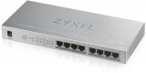 Zyxel gs1008-hp 8 port gigabit poe+ unmanaged desktop switch 8 x poe 60 watt