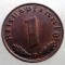 2.542 GERMANIA WWII 1 REICHSPFENNIG 1939 D XF