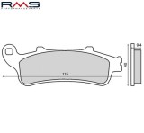 Set placute frana - Honda Fes Pantheon - Foresight 250cc - Silver Wing 400-600cc - VFR800 - XL1000 Varadero - CBR 1100 X11 (RMS), Oem