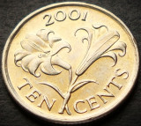 Moneda exotica 5 CENTI - Insulele BERMUDE / BERMUDA, anul 2001 * cod 4352