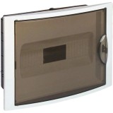 Tablou electric Solera Arelos 5012PF, 14 module, incastrat, IP40, 249x362x102 mm, plastic, usa fumurie, rama alba