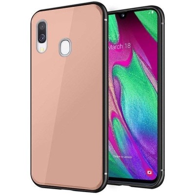 Husa Pentru SAMSUNG Galaxy A60 - Luxury Glass TSS, Roz foto