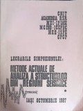 LUCRARILE SIMPOZIONULUI: METODE ACTUALE DE ANALIZA A STRUCTURILOR DIN REGIUNI SEISMICE VOL.1-A. NEGOITA, I. CION