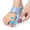 Corector de Monturi Dublu Tech Love cu Buton si Atele Reglabile pentru Hallux Valgus, Albastru