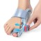 Corector de Monturi Dublu Tech Love cu Buton si Atele Reglabile pentru Hallux Valgus, Albastru