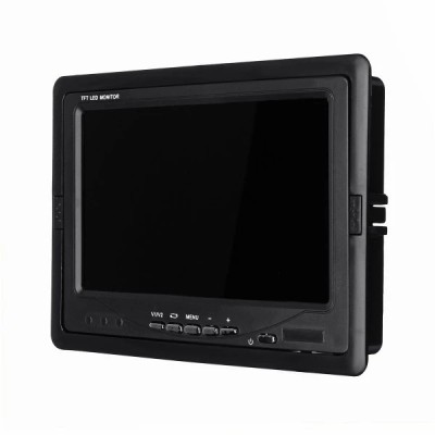 Monitor display LED auto de 7 inch cu telecomanda foto