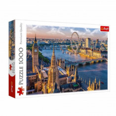 Puzzle modern Priveliste cu raul Tamisa din Londra, 1000 piese, model Premium foto