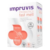 Cumpara ieftin Probiotic Fast Melt cu aroma de piersica, 10 plicuri, Impruvis