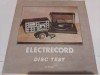 Disc test Electrecord