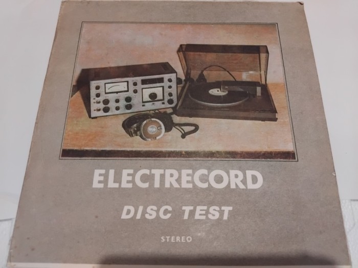 Disc test Electrecord