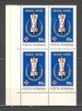Romania.1981 Donarea de sange bloc 4 TR.205
