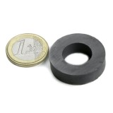 Magnet ferita inel &Oslash;30/16 x 8 mm, putere 1,6 kg, Y35