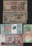 Set 5 bancnote de prin lume adunate (cele din imagini) #37, Europa
