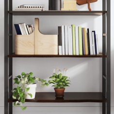 vidaXL Raft de perete maro &icirc;nchis 80x60x2 cm lemn masiv stejar tratat