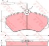 Set placute frana,frana disc FIAT DUCATO platou / sasiu (290) (1989 - 1994) TRW GDB447