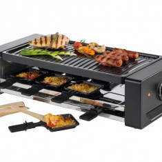 Gratar electric Raclette Korona pentru 8 persoane, 1300 W - SECOND