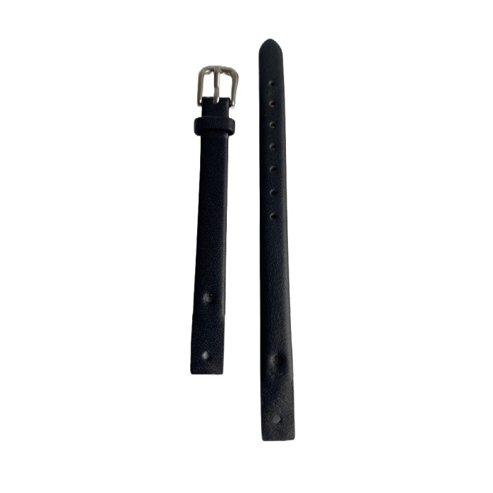 Bratara ceas Cyrax, compatibila ceas Fossil ES4000, 8 mm, din piele, negru